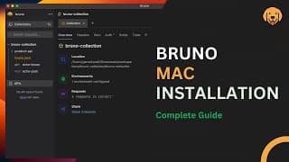 How to Setup and Install Bruno on Mac | Brew Installation #bruno #opensource